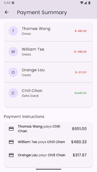 HMPP Bill Splitter screenshot 2