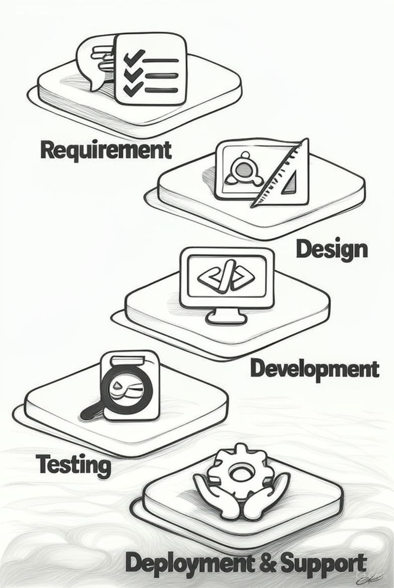 Flowchart of the development process