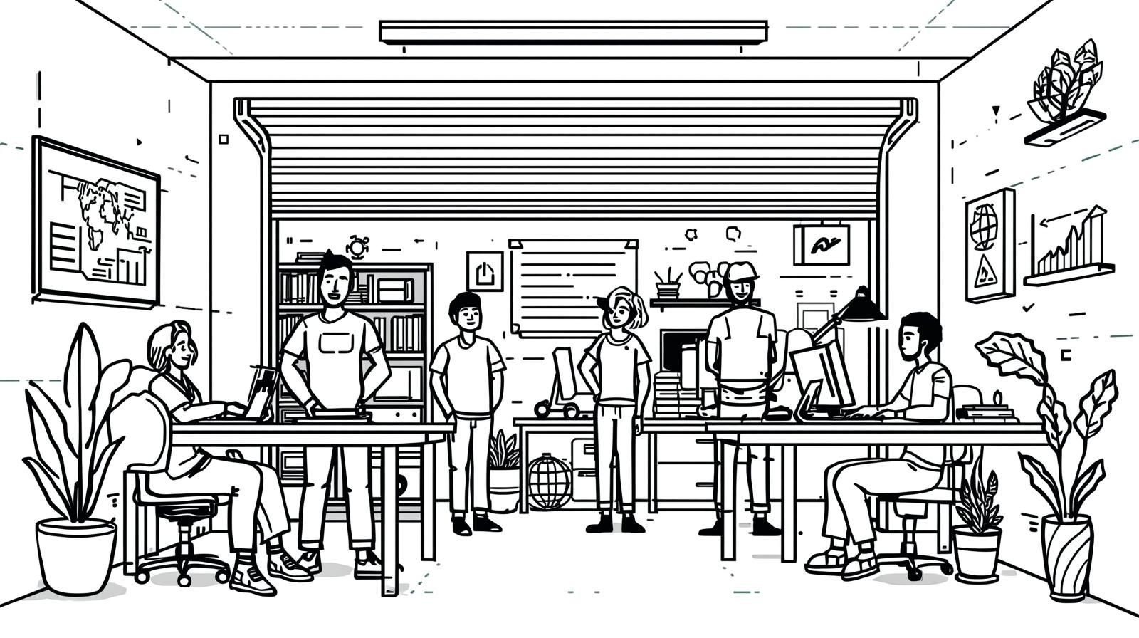 conceptual image of future tech innovations